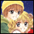 Two anime-style characters with brown and blonde hair stand against a blue background, with text reading "Anime IM" and "com" on a black