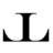 Black serif letter L with curved lower terminals on white background, shown in three variations including one partially obscured by gray rectangle.