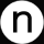 white circular on a black background, each containing one lowercase letter forming the word 'northeast' vertically and 'dead' horizontally