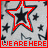 Six star-shaped icons with colored outlines arranged in a , each displaying "WE ARE HERE" text below