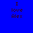 Four display the text "I love Alex" in dark purple pixelated font against blue, light blue, white, and lavender backgrounds