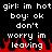 Black background with white pixelated text and red pixelated flames at the bottom, displaying repeated dialogue lines.
