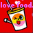 Pixelated soda cup with winking eye, open mouth, and straw, set against red background with pink text and white heart.