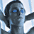 A 3x2 contact sheet of a blue-toned animated icon featuring a shirtless man with raised arms in multiple poses, with "Coolbuddy.com" text on the right side.