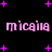 Black background with pink text and purple star shapes scattered throughout.