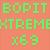 Green pixelated text on a solid coral background reads 'BOPIT XTREME X6.9' in three lines.