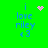 Green background with blue text reading "i love riley <3" and four distinct pink pixelated symbols in different positions.