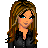 Pixel art of a female character with long brown hair, blue eyes, and black clothing paired with text reading 'star brite', 'where the hell', and 'star lite is mr. right'.