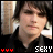 A contact sheet of 17 animated frames showing a person in a black shirt with changing text and red heart icons below the text, arranged in a 5x4 grid with one empty cell.