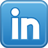 Blue square icon with rounded corners containing white lowercase 'in' letters, where the 'i' has a circular dot above it.