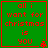 Green square with red border and text 'all i want for christmas is you' in pixelated font, featuring a small Christmas tree icon at bottom right.