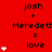 Red background with black text and white heart symbols arranged in a pattern showing sequential changes