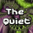 Pixelated text overlays on a green and purple abstract background with a gray rectangle on the right.