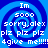 Blue spiral background with white pixelated text reading 'Im sooo sorry,alex plz plz plz 4give me!!!!!' repeated in four identical quadrants.