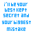 Two side-by-side animated frames of a pixelated text-based buddy icon with blue and dark blue lettering on white background, showing frame-to-frame change in one word's size.