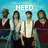 Animated sequence showing a group of people with text changing from 'NEED TO' to 'BREATHE', featuring pixelated figures in casual clothing against a blue background.