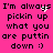 Pixelated text on bright pink background with animated white pixel clusters near 'always' in top-left and middle sections.