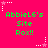 A static image with a bright pink background displays repeated green text reading 'AbbieL6's Site Rox!!' surrounded by white and pink star-shaped pixel decorations.