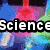 Animated icon with three vertical showing Science, Fairs, and Rock text over respective backgrounds