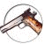 Animated contact sheet showing multiple frames of a buddy icon with gun imagery and text elements arranged in 3x2 grid layout.