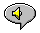 Six pixelated speech bubbles with yellow speaker icons and green sound waves in varying states of animation.