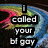 A pixelated image with a colorful swirling background and black text boxes containing white text.