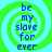 Four identical pixelated icons arranged in a , each with green and cyan spiral background and blue text reading 'be my slave for ever'
