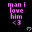 Pixelated text and heart symbols on a black background with repeated phrases in pink.