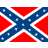 Static image of a Confederate battle flag with red, white, and blue colors on the left side; green text reading "Original Icons .com" appears on the right side.