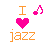Four pixel-art text-and-symbol arrangements on white background, each with 'I', a heart symbol, and a word below the heart.