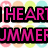 Pixelated of pastel circles and hearts with partially visible pink text on black background