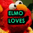 Red puppet character with orange nose and white eyes appears in six , each showing different text overlays