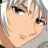 A 48x48 pixel animated buddy icon featuring a close-up of an anime-style character with silver hair and light skin, alongside text reading "Anime IM" and "COM" on a black background.
