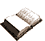 A pixelated book icon in three of showing sequential page-turning animation with brown and white pages
