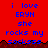 Red background with blue pixelated text reading 'i love ERYN she rocks my socksss' in three , transitioning from full red to partial red on the right
