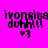 Pixelated text 'ivonsite doh!!!' with '3' symbol on pink background, one frame shows yellow glow behind text.