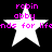 White star-shaped icon with pink text reading 'robin abby' and partial phrase 'nds for lifends for life' on black background.