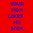 Red background with blue text reading 'YOUR MOM LIKES MY ICON' in three , with black rectangular blocks appearing in different positions across frames