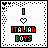 A 48x48 pixel animated contact sheet showing three frames of a buddy icon with "I ❤️ ITALIAN BOYS" text, featuring color variations in the heart and vertical bar elements across frames.