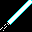 diagonal light swords in blue, green, yellow, red, and purple hues on a black background