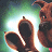 A split-frame animated contact sheet showing a Scooby-Doo character on the left and text on the right, with visible pixelation and color artifacts.