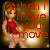 Pixelated image of a woman in red top and light shorts with text overlays on golden background.