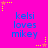 A static image with a bright pink background featuring repeated text and star-shaped decorations.