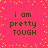 A static image with a bright pink background and scattered yellow square pixels, displaying four identical text blocks in green pixelated font.