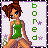 A 3x2 contact sheet of pixel art frames showing a cartoon woman in a green tank top with changing facial expressions and pose, each frame containing the word "bored" vertically on the right side.