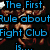 Pixelated text and imagery divided into four quadrants with distinct color schemes and text content.