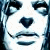 Pixelated contact sheet of two animated frames showing a stylized face with heart-shaped nose and 'Slipknot' text in white gothic font against blue background.