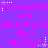 Pixelated text repeats across a purple background with pink and white accents, forming a of identical phrases