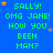 Blue background with green text repeating 'SALLY! OMG JANE! HOW YOU BEEN MAN?' and scattered stars in orange, blue, and gray.