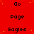 Red background with yellow sparkles, displaying repeated text in black pixelated font arranged in a pattern